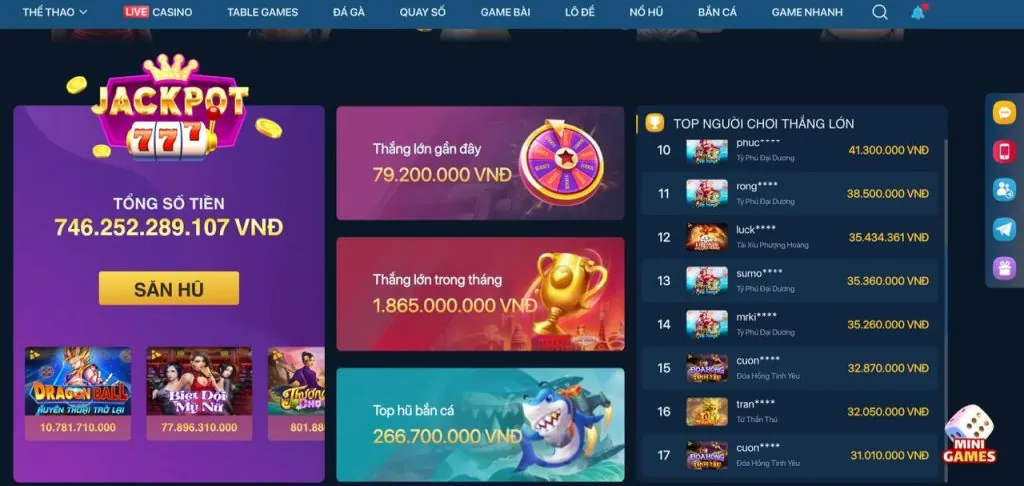 Khuyến mãi nạp tiền lần đầu helo888 android
